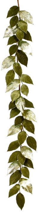 Shiny Magnolia Leaf Garland - 72 Inches (Set of 3)