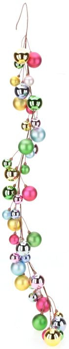 Christmas Balls Garland - 47 Inches (Set of 6)