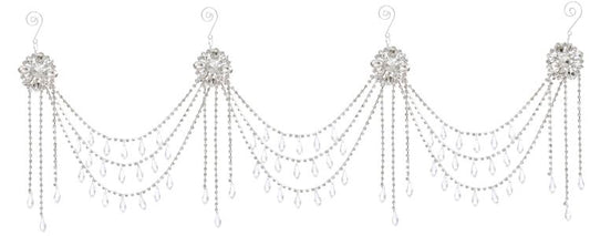 Hanging Jeweled Garland - 28 Inches (Set of 6)