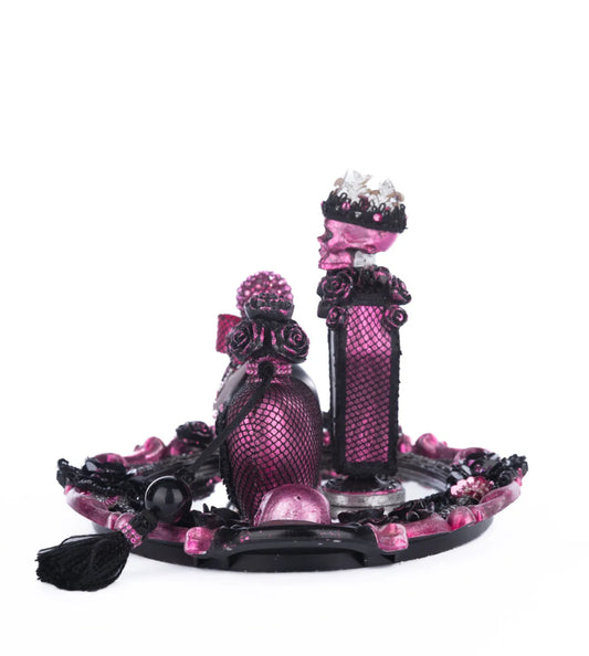 Pink Passion Vanity Tray with Bottles Set