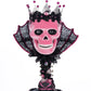 Pink Passion Skull Pillar Candle Holder