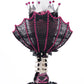 Pink Passion Skull Pillar Candle Holder