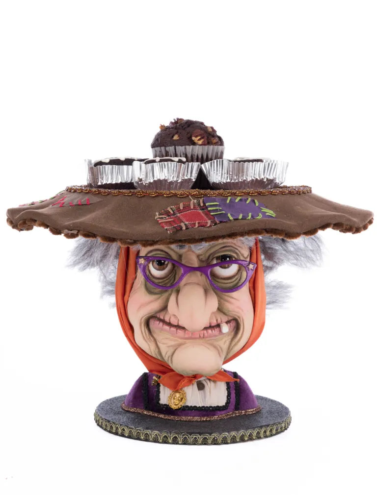 Witch Head Cake Plate