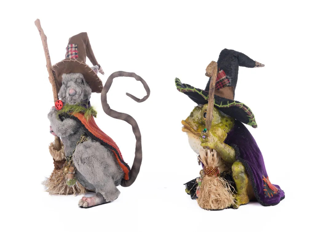 Rat And Frog Witches Assortment of 2