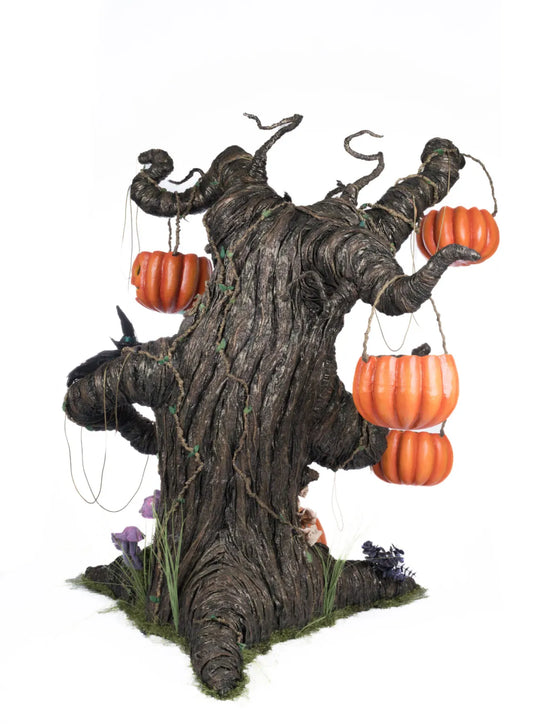 Witching Willow Tree with Jack O Lanterns