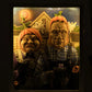 American Gothic Pumpkin Wall Piece