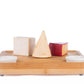 Creepy Cheeses On Charcutier Board With Knife Set