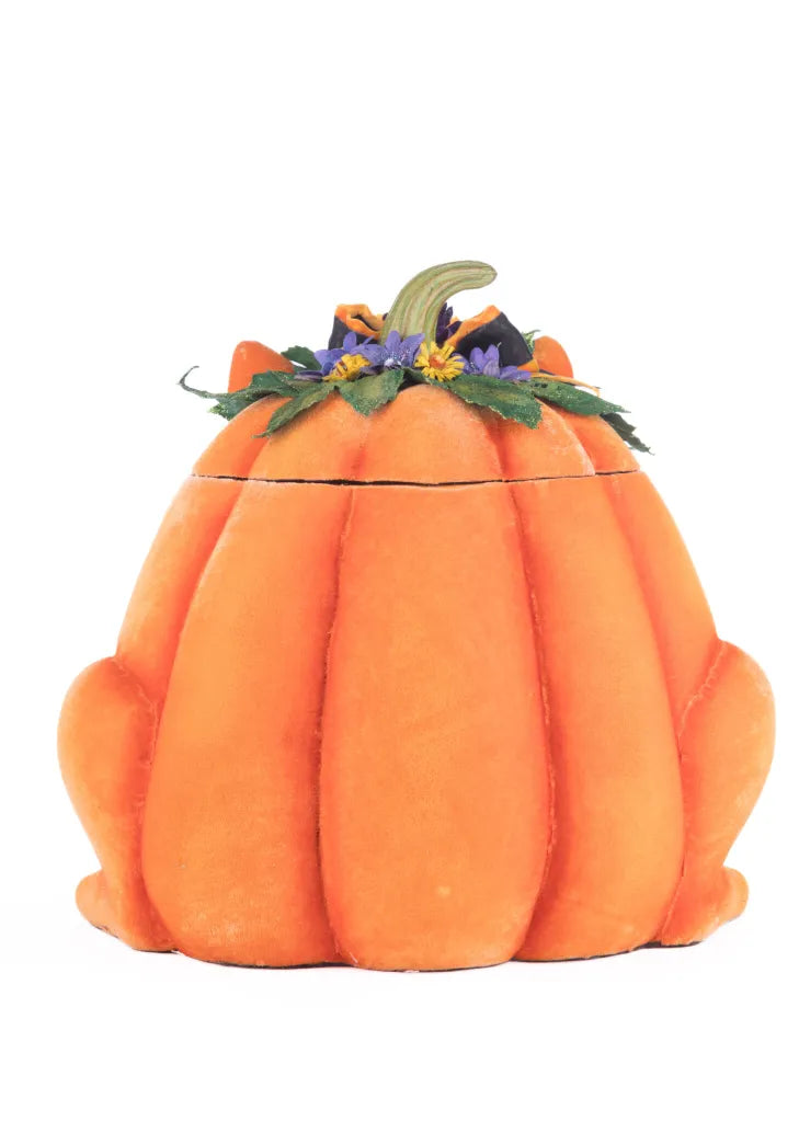 Jackie The Kitty Cat Pumpkin Candy Container