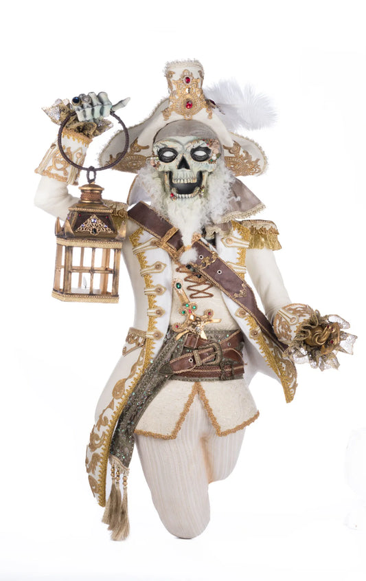 Captain Skully Swashbuckler With Lantern Wall Piece