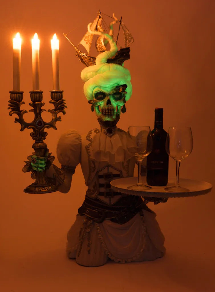 Lady Adelaid Apparition With Candelabra And Tray