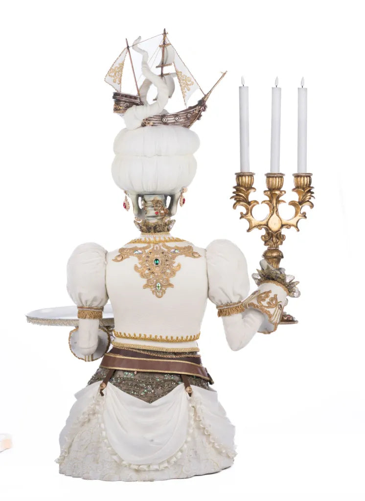 Lady Adelaid Apparition With Candelabra And Tray