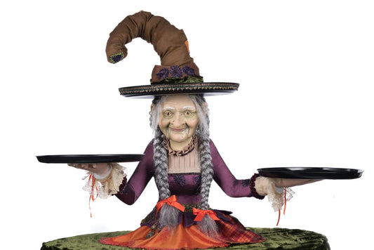 Gertrude Grimoir Witch Cupcake Server