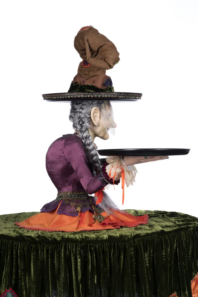 Gertrude Grimoir Witch Cupcake Server