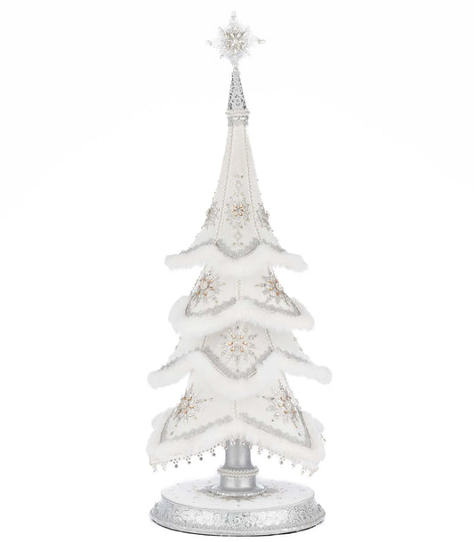 Silver Bells of Brilliance Tabletop Tree