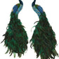 Regal Hanging Peacock, Large, Set of 2 - 21 Inches