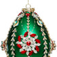 King's Jewel Finial Ornament, Dark Green - 8 Inches