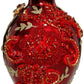 Kings Jewel Fancy Finial Ornament, Red - 9 Inches