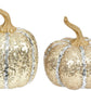 Sequined Halloween Pumpkin Gold 8-9''