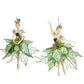 Ballerina Ornaments, Green, 10 Inches (Set of 6)