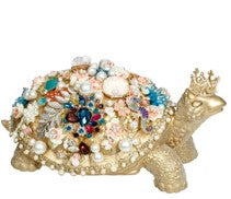 Jeweled Turtle, Large - 12 x 5.5 Inches