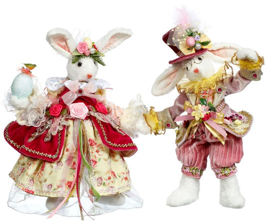 Mr. & Mrs. Cottontail  Rabbit ,Sm13-15''