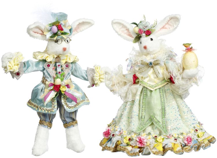 Mr. & Mrs.  Peter Rabbit, Sm 13''