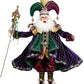 Carnavale Jester Santa - 30 Inches