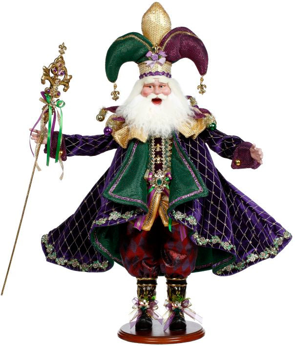 Carnavale Jester Santa - 30 Inches