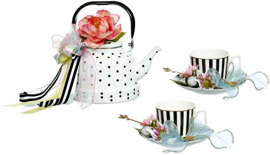 Tea Time, Set of 3 - 9.5 Inches