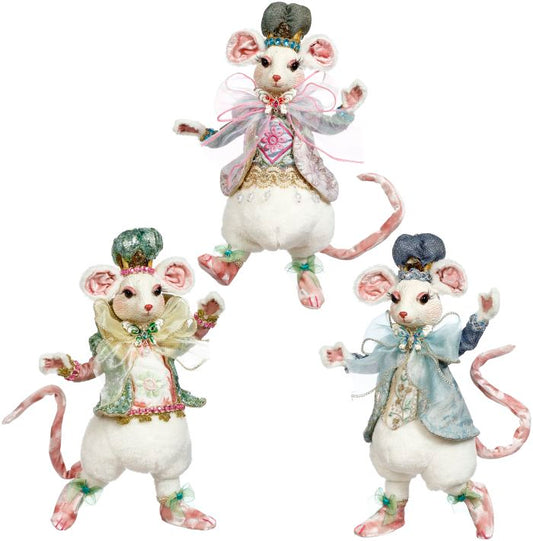 Royal Palace Mice, Assortment of 3 - 12 Inches