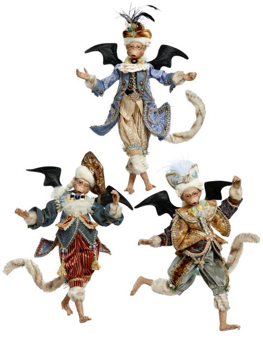 Flying Monkey, Lg Set Of 3