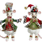 Kitchen Mouse Set of 2 Grn/Pnk