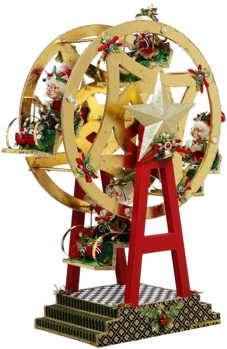 North Pole Ferris Wheel with Elf -