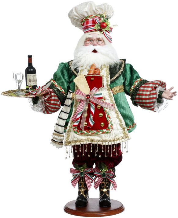 Italian Chef Santa - 25 Inches