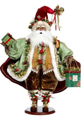 Af-Am Kris Kringle Santa 24''