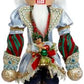 Nutcracker with Present, Small - 29.5 Inches