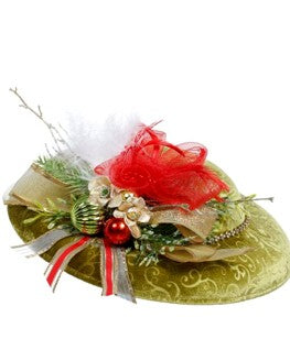 Hat Ornament, Green 11.5''