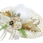 Hat Ornament, White 11.5''