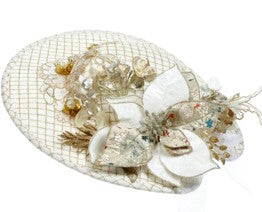 Hat Ornament, White 15''