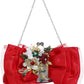 Xmas Bow Purse/Bag Orn Rd 10" (Ornament)