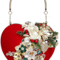 Xmas Heart Purse/Bag Orn 7" (Ornament)