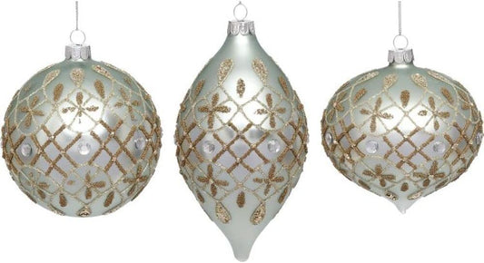 Hatching Jewel Ornament 4-5.5'' , (Set of 3)