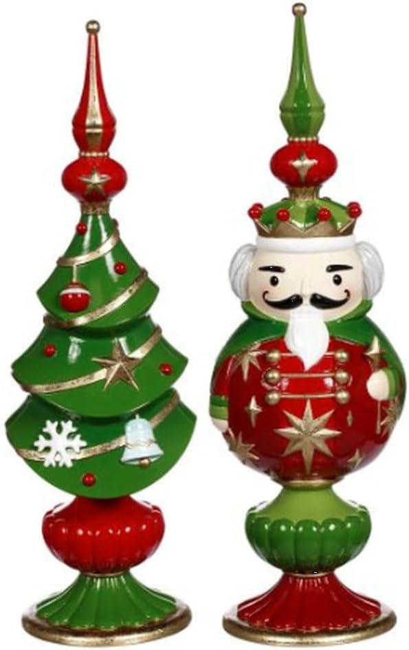 Nutcracker Tree Finial Set