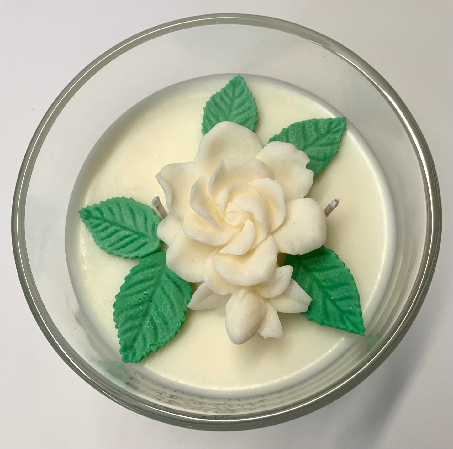 3D Gardenia Flower Candle