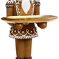 Gingerbread Nutcracker Server - 15.5 Inches (Set of 2)