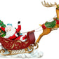 Santa on Sleigh with LED - 20 x 15 Inches