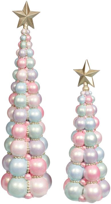 Christmas Ball Tree, Set of 2 - 11-16 Inches