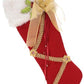 Ruffled Plaid Stocking - 26 Inches