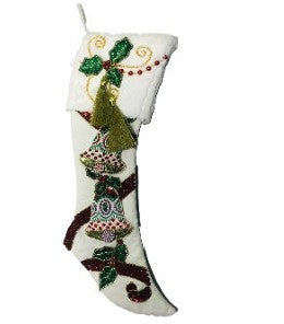 Bells Berry Stocking - 25 Inches