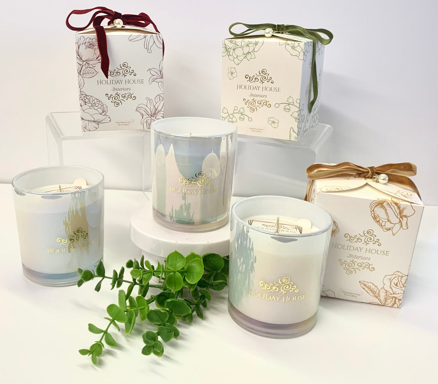 Floral Gift Boxed Candle - Canterbury Spritz